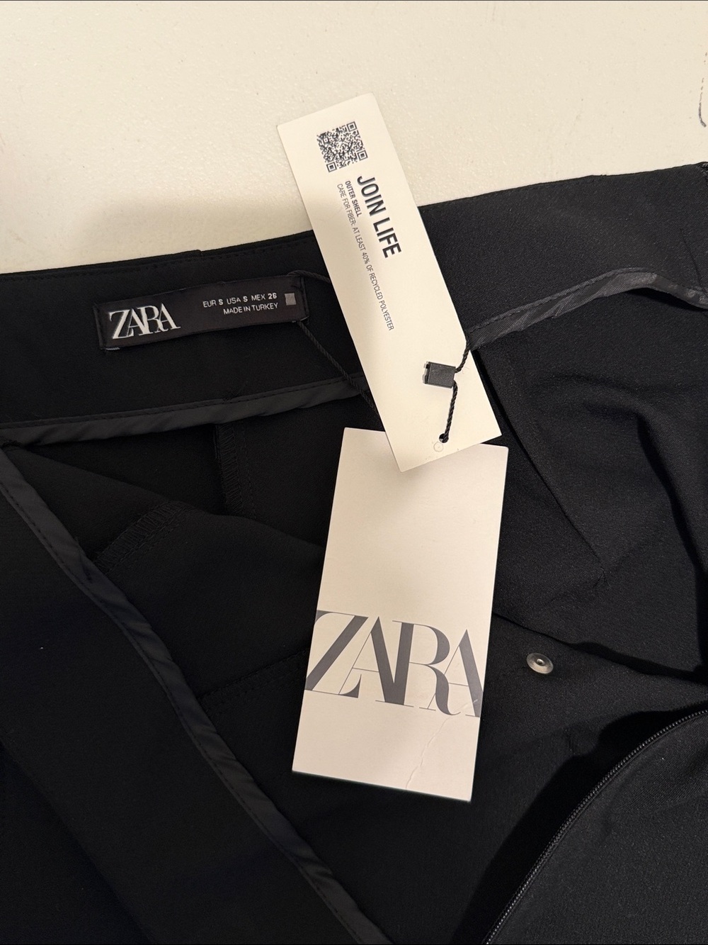 NWT Zara Black High-Waist Sailor Gold Button Hottie SHORTS Nautical Fun Summer S - Picture 12 of 16